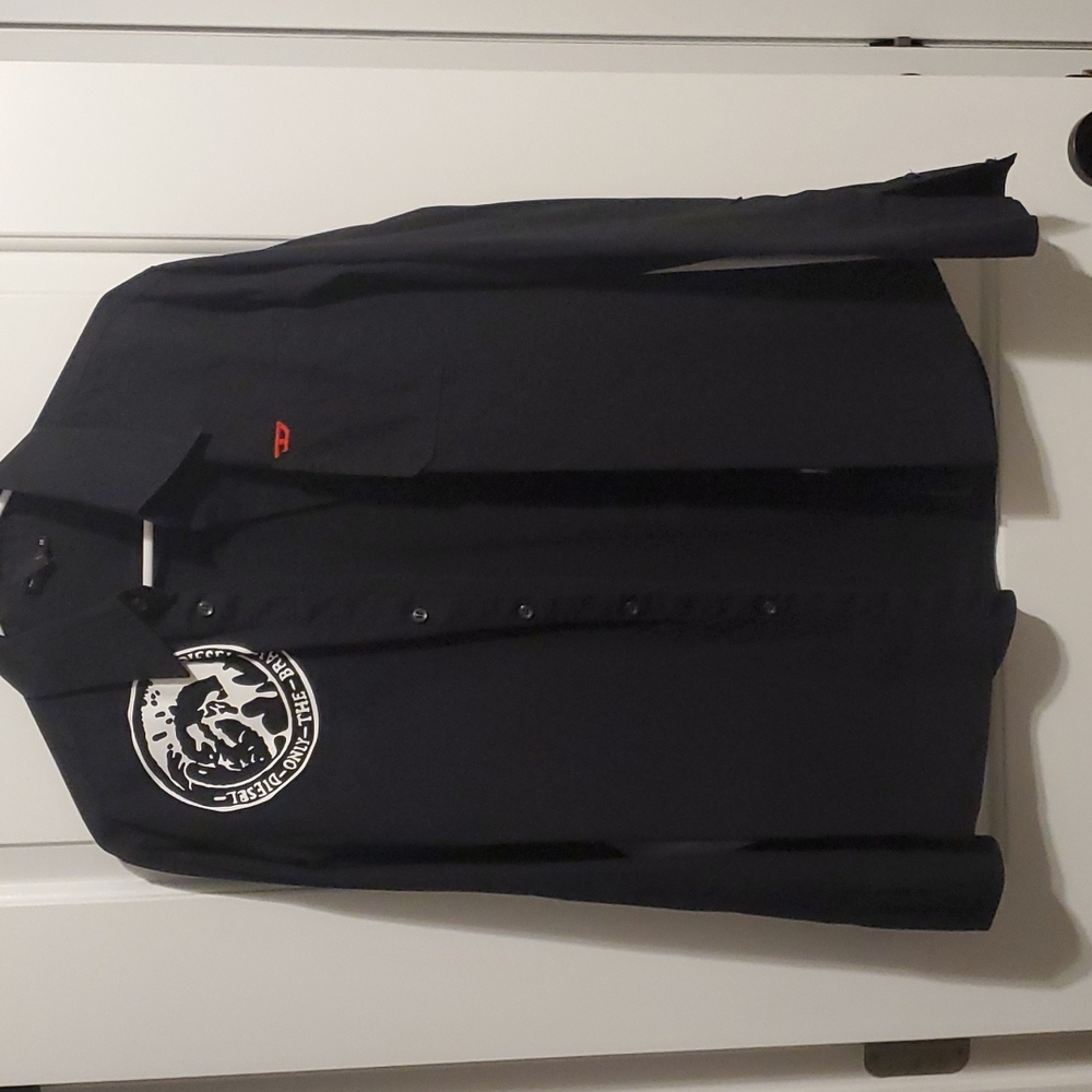 Diesel men's long sleeve slim fit shirt M